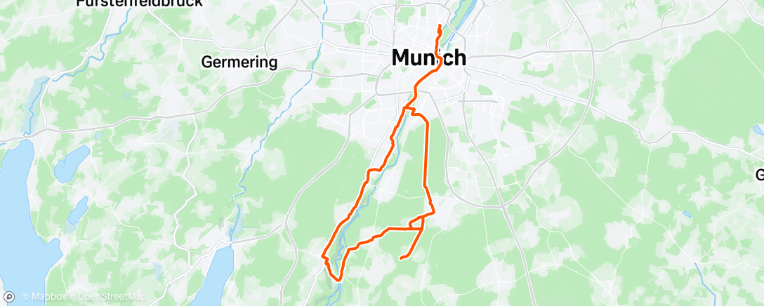Map of the activity, Rennrad - Der Schäftlarn ab 01.08. gesperrt, daher heute noch bissle attackiert - 4:04