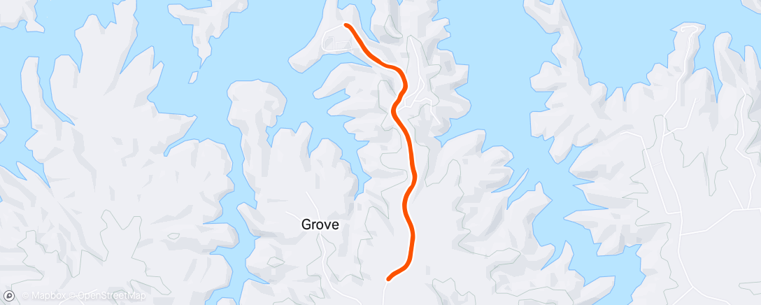 Map of the activity, Lunch Run
