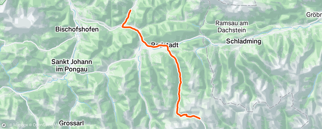 Map of the activity, Morning Run