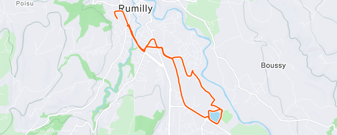 Map of the activity, 🏃🏻‍♂️ 10 petits kilomètres avant les excès de ce soir 🎅🏻