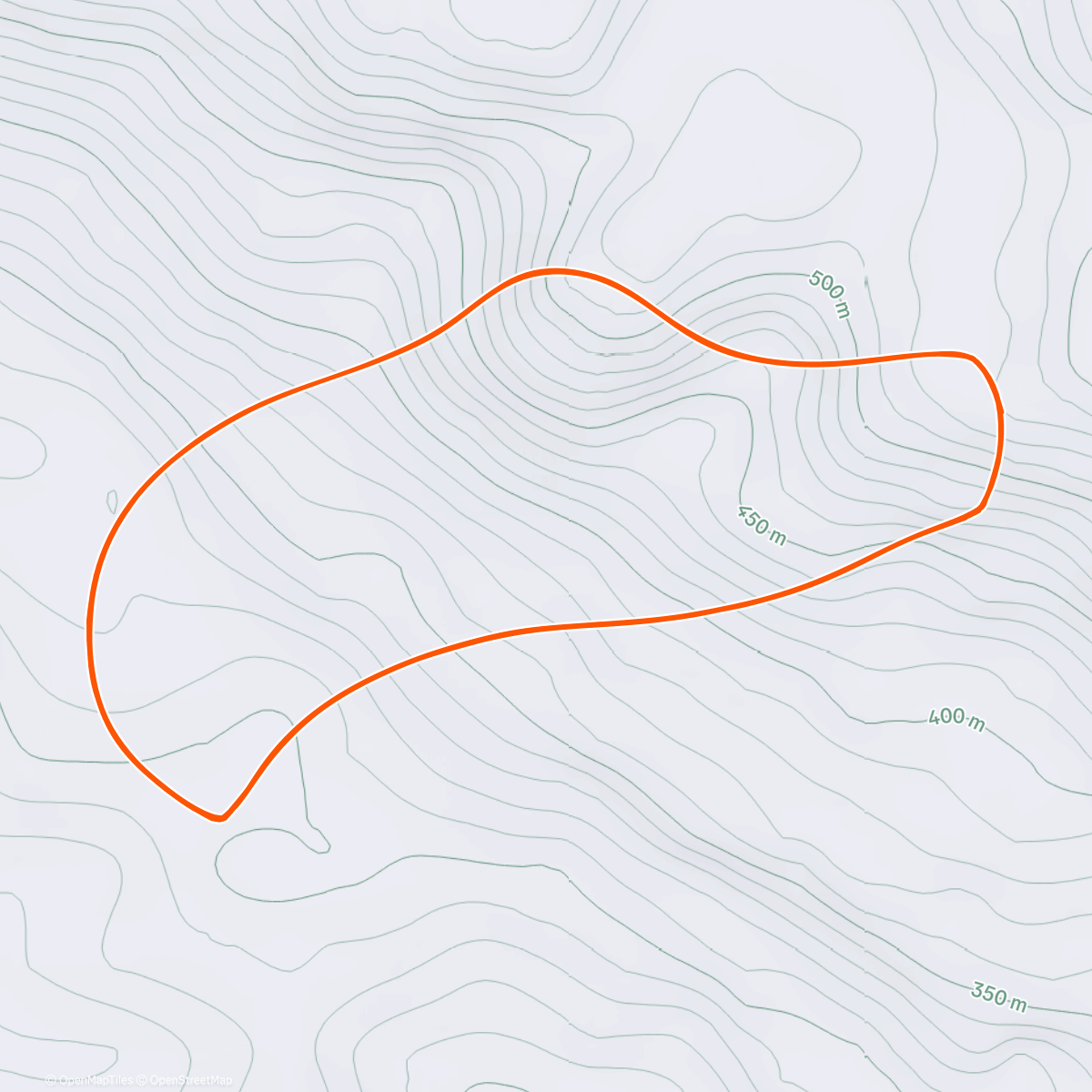 Map of the activity, TrainingPeaks Virtual - South Lake Loop Reverse