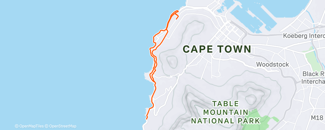 Karte der Aktivität „Morning Run”