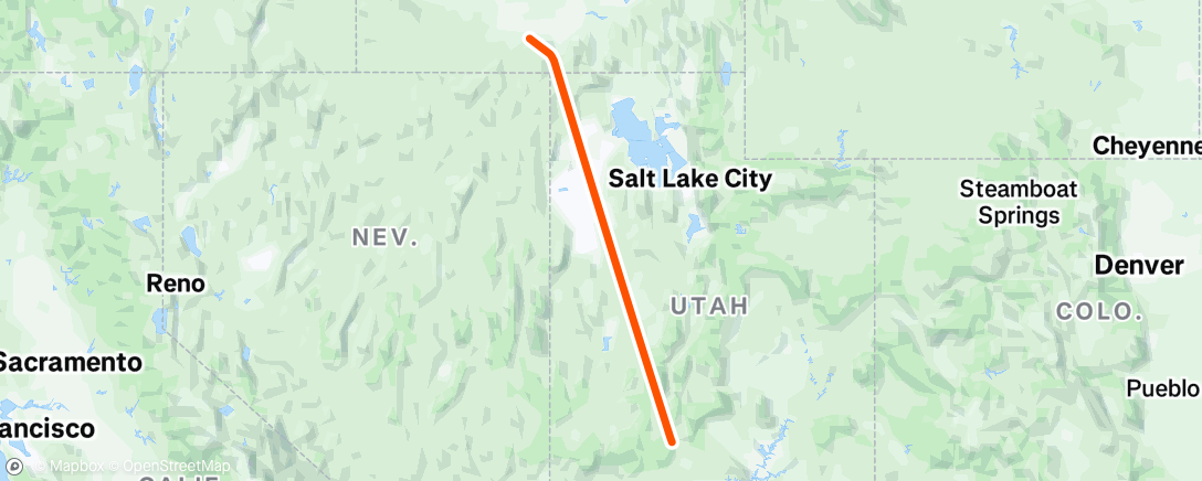 Map of the activity, Morning Hike