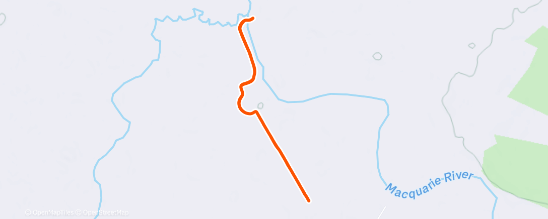 Mapa da atividade, Afternoon Run