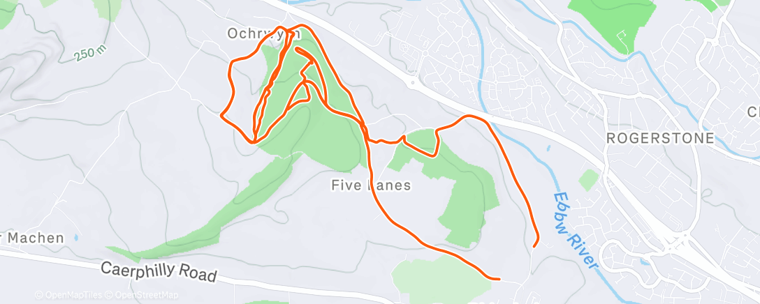 Map of the activity, Afternoon E-Mountain Bike Ride