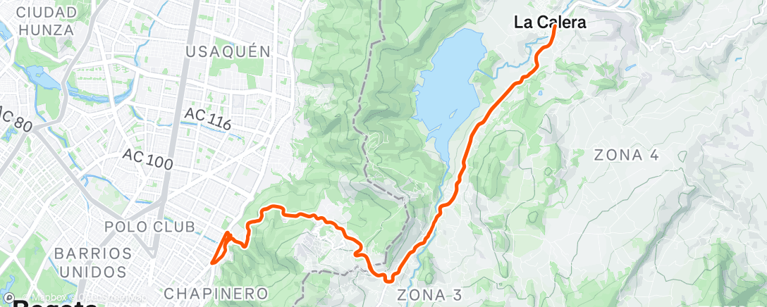 Map of the activity, Morning Ride