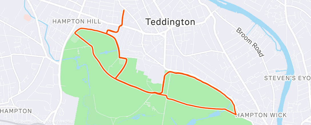 Map of the activity, I’m getting really bloody good at easy 60s