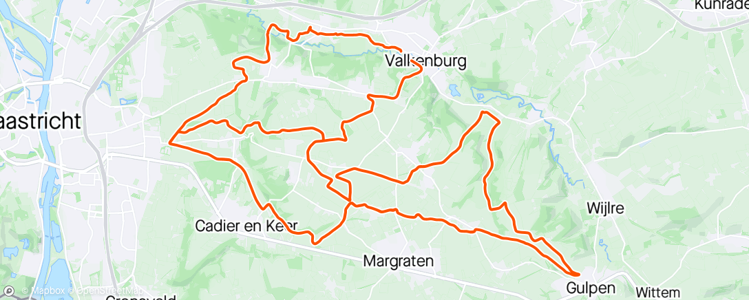 アクティビティ「Uci gravel series Valkenburg」の地図
