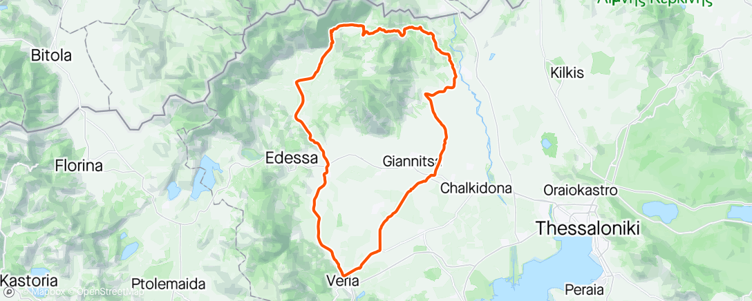 Map of the activity, Γύρος Παϊκου
