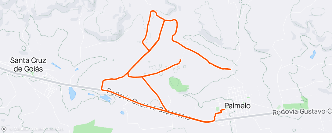 Карта физической активности (Volta de bicicleta à tarde)