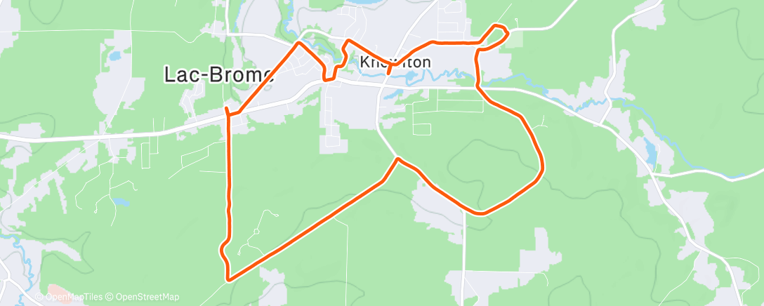 Map of the activity, Sul chemin du printemps et du sucre