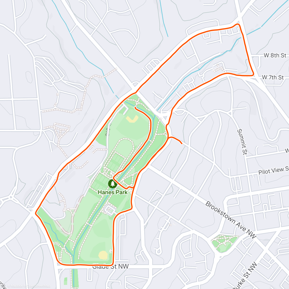 Map of the activity, a couple more