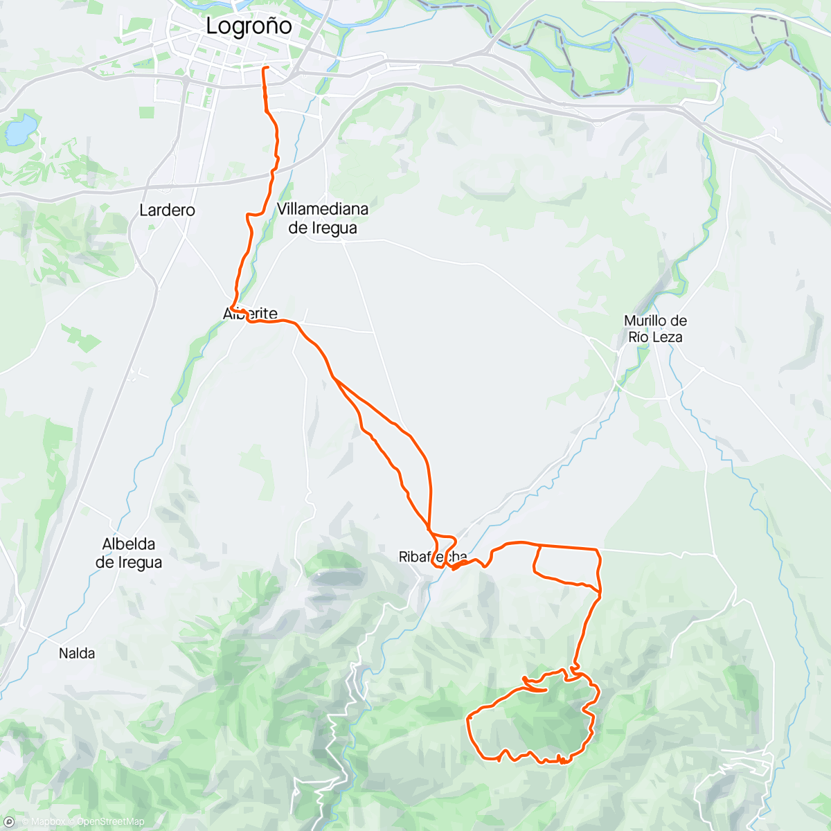 Map of the activity, Zenzano Gravel