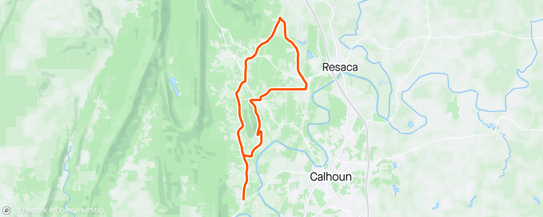 Map of the activity, 1st road of 2024