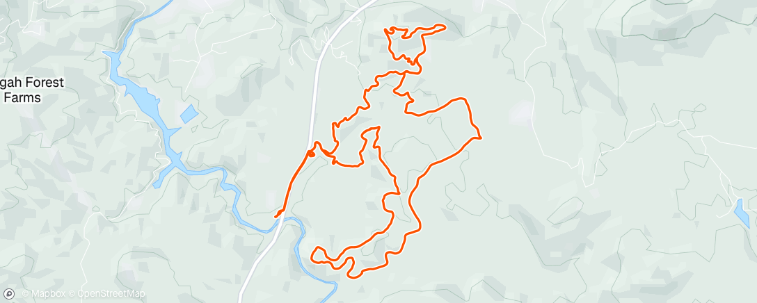 Map of the activity, Afternoon Ride