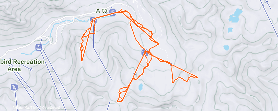 Map of the activity, Morning Activity