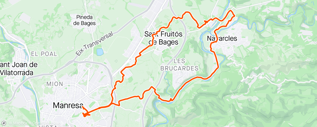 Karte der Aktivität „Bicicleta de montaña matutina”