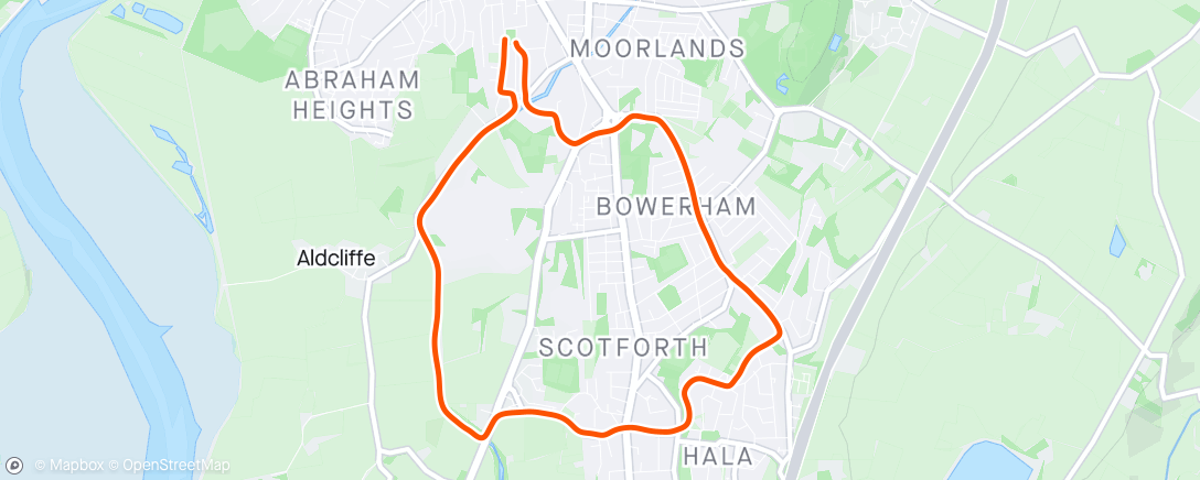 Map of the activity, Post-work loop with Paul F 🏃🏃