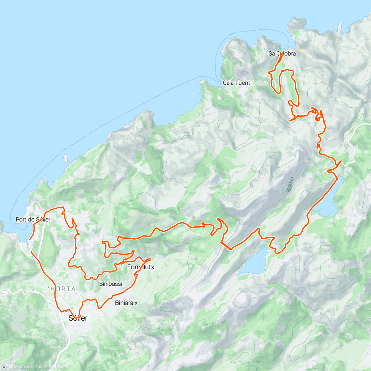 Map of the activity, Mallorca dag 2 - kongeetapen 🚴‍♂️🇪🇸😎