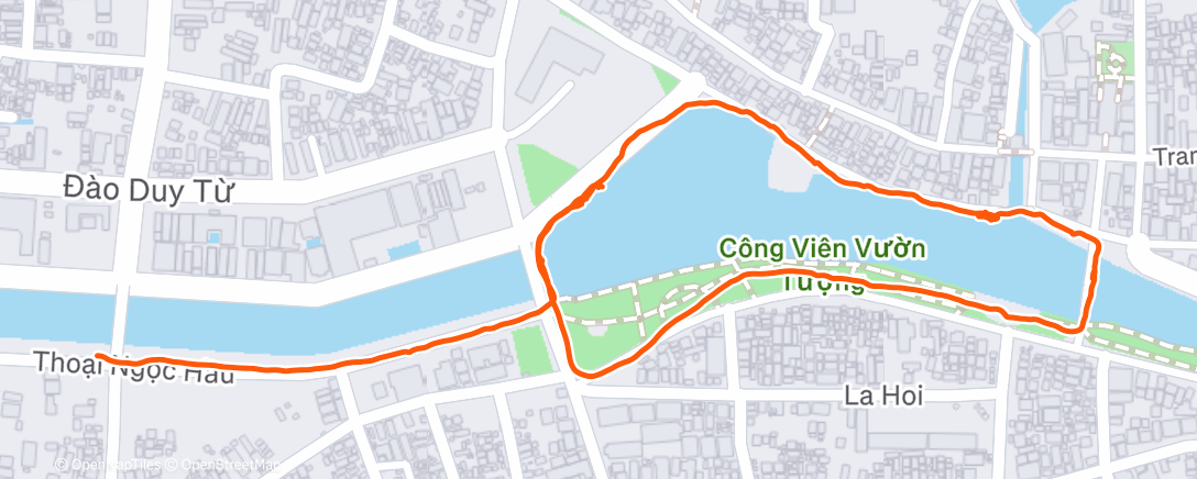 Map of the activity, Hoi An stroll