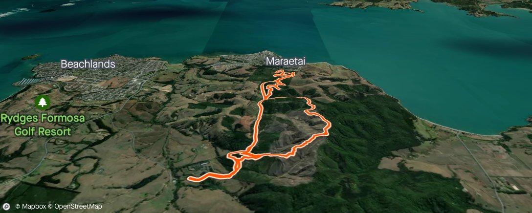 Map of the activity, Hills and mud fun