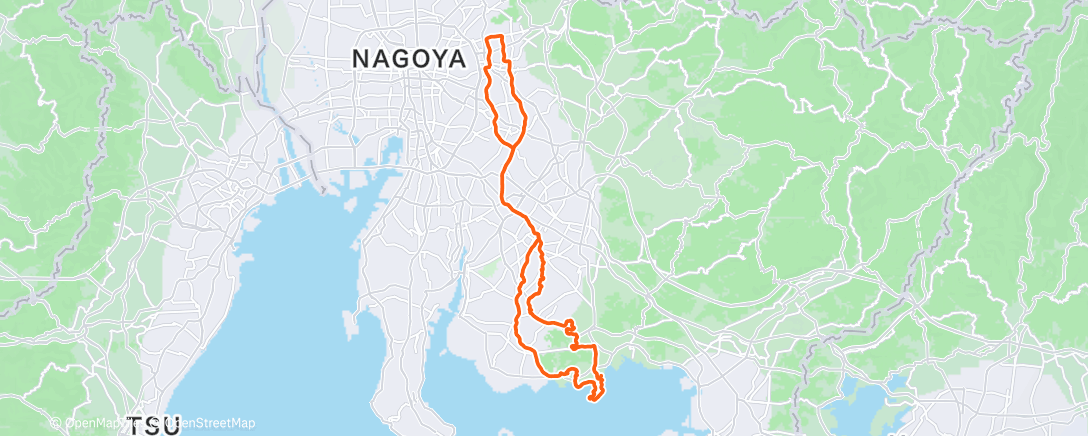 Карта физической активности (朝のライド)