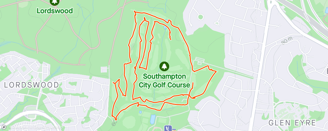 「Morning Golf」活動的地圖