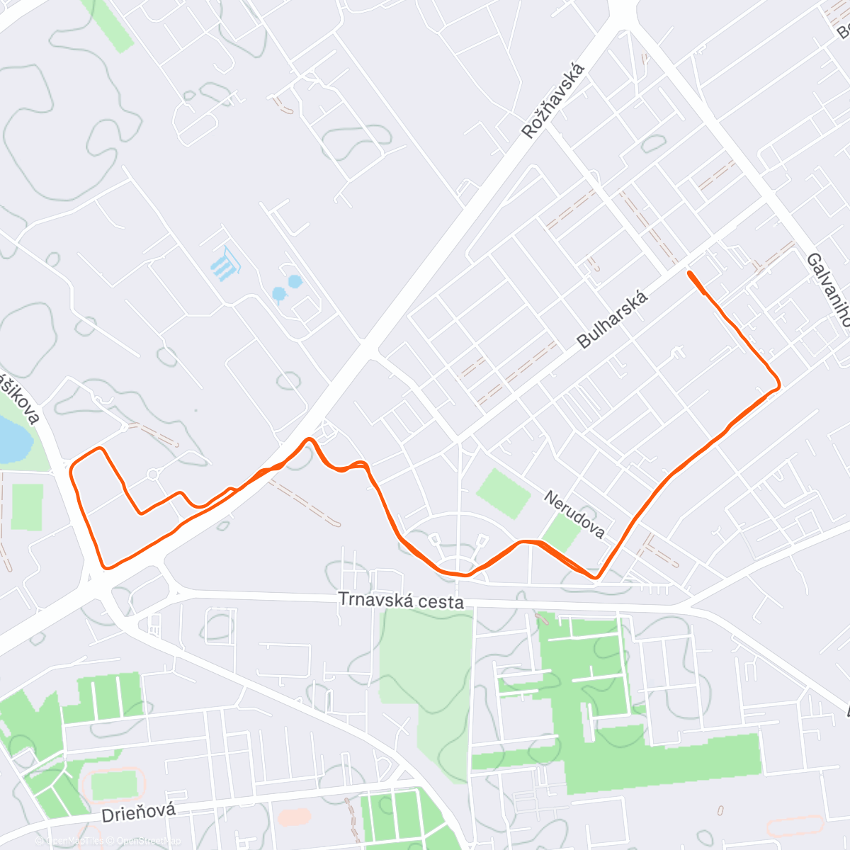 Map of the activity, base building