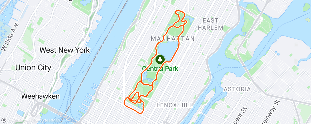 Map of the activity, Zwift - TT Z5. MAP4x4m in New York