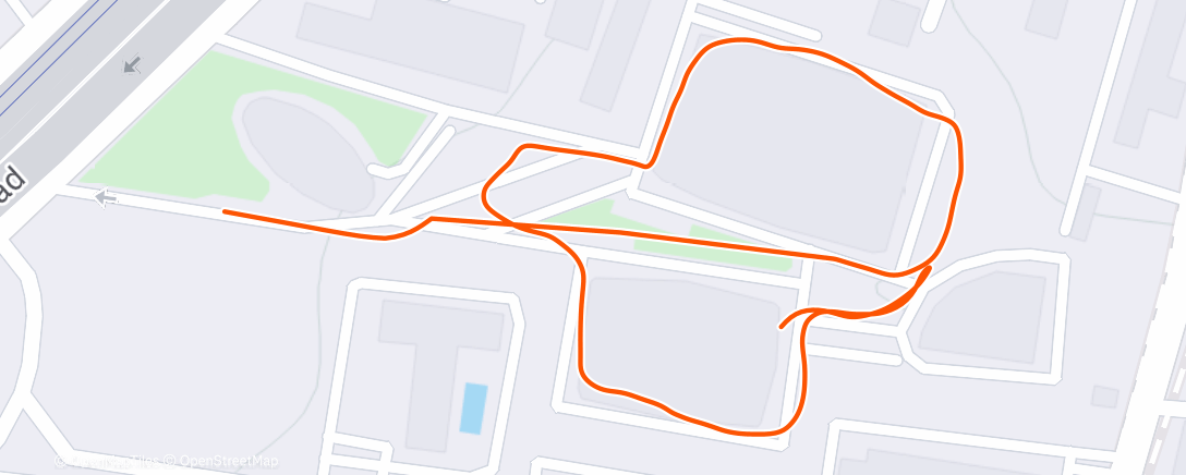 Map of the activity, Afternoon Walk