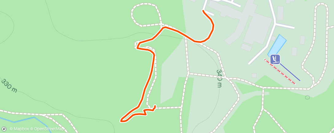 Map of the activity, Morning Walk