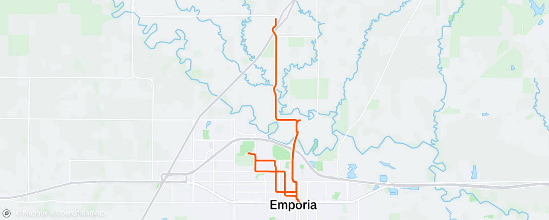 Map of the activity, Morning Ride