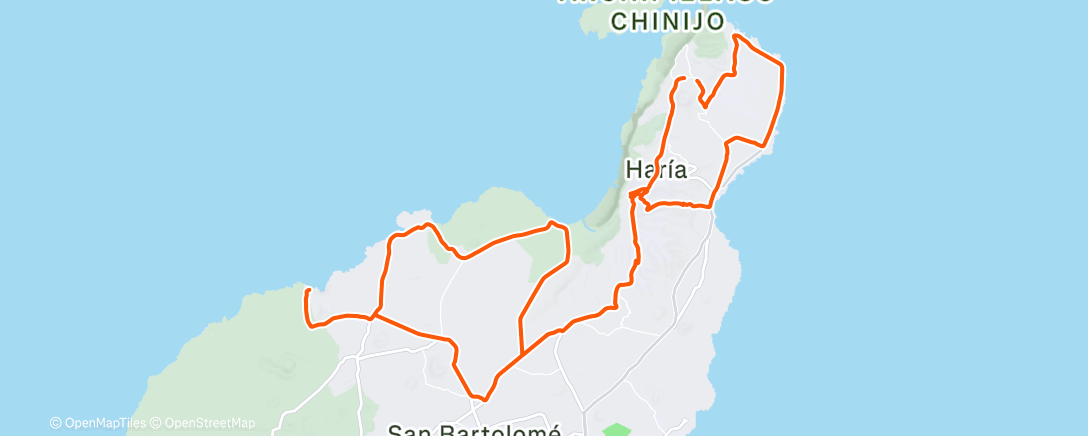 Map of the activity, Sortie vélo le matin