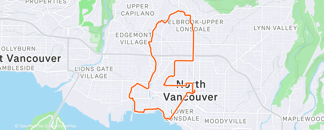 Карта физической активности (CreeksDale)