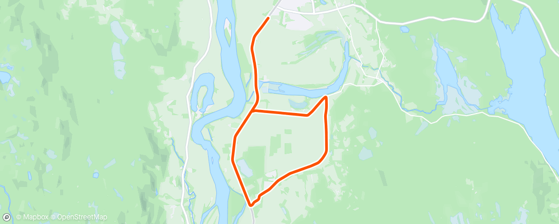 Carte de l'activité Grue Halvmaraton 2024. Offisiell tid: 1:41:40 💥☀