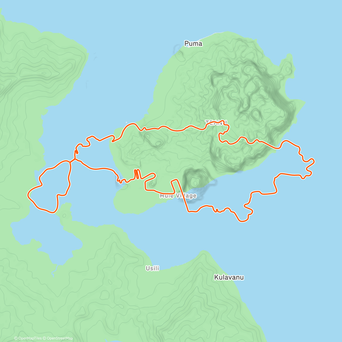 Map of the activity, Zwift - Waisted 8 in Watopia