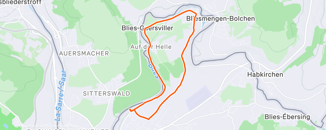 Map of the activity, Run S25e176