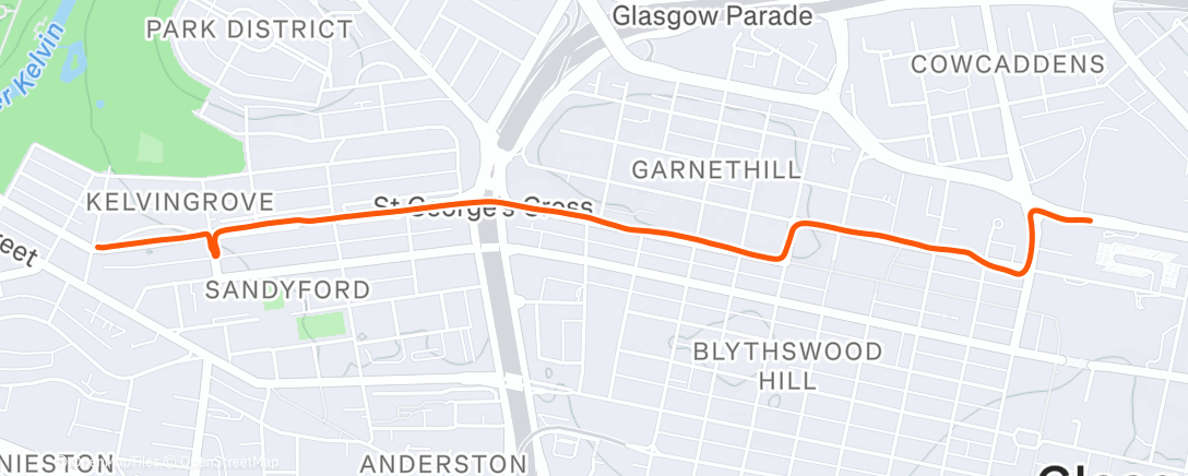 Карта физической активности (Afternoon Ride)