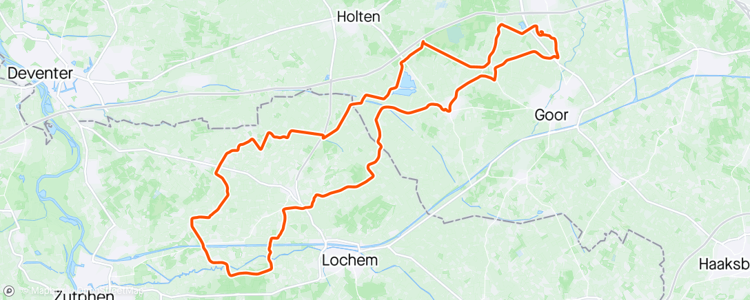 Karte der Aktivität „Rondje Twente”
