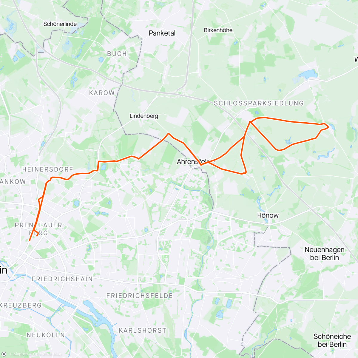 Map of the activity, Top Gear