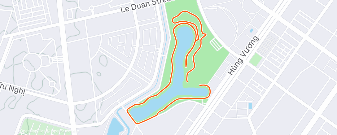 Map of the activity, Afternoon Ride