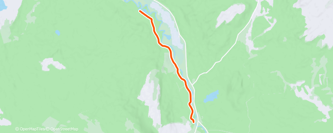 Map of the activity, Afternoon Nordic Ski