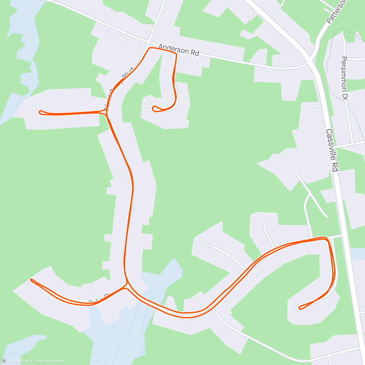 Map of the activity, Stroller Roller