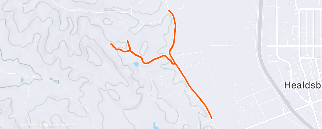 「Morning Trail Run」活動的地圖