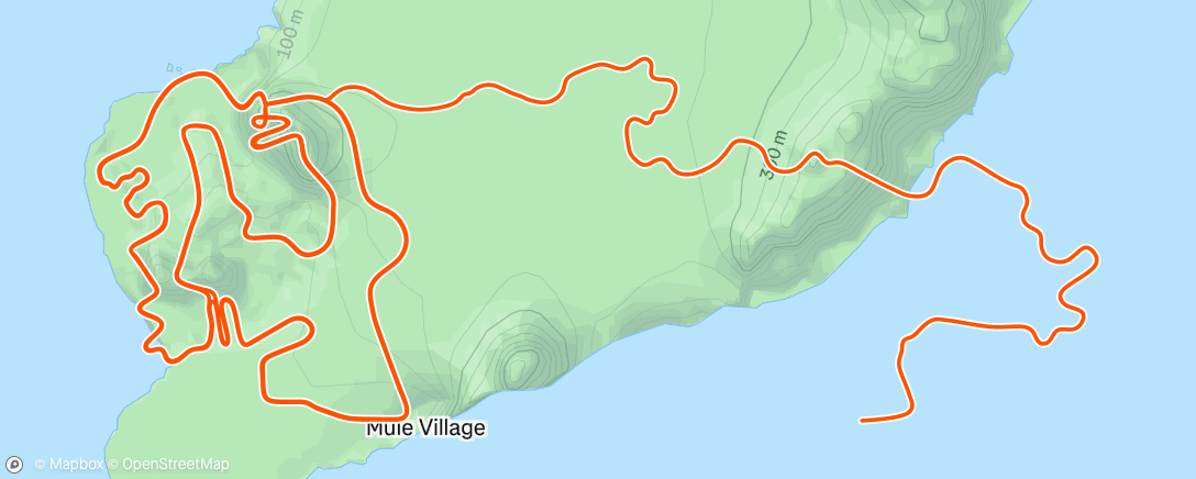 Map of the activity, Zwift - Figure 8 in Watopia last spin before foooodddd