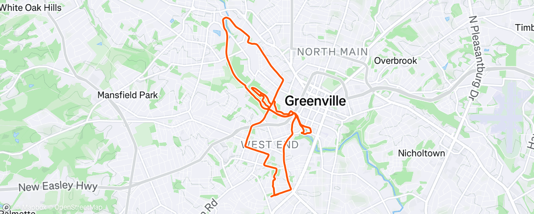 Map of the activity, Catching up with the Glenmen