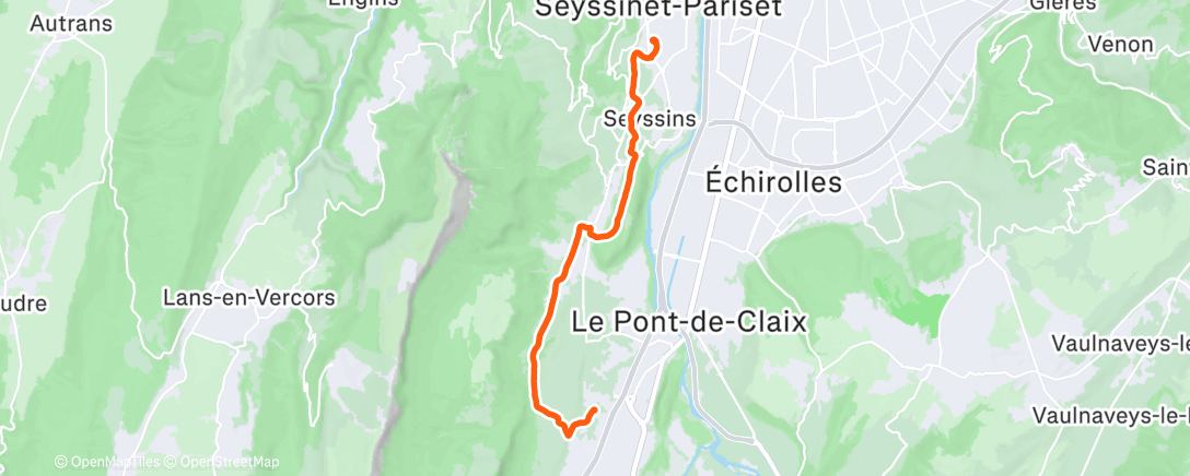 Карта физической активности (Activité matinale)