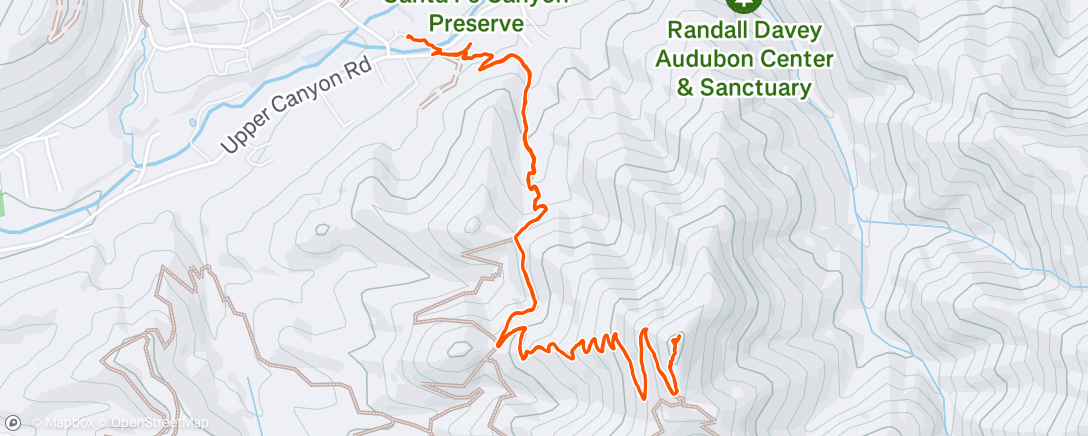 Map of the activity, Picacho