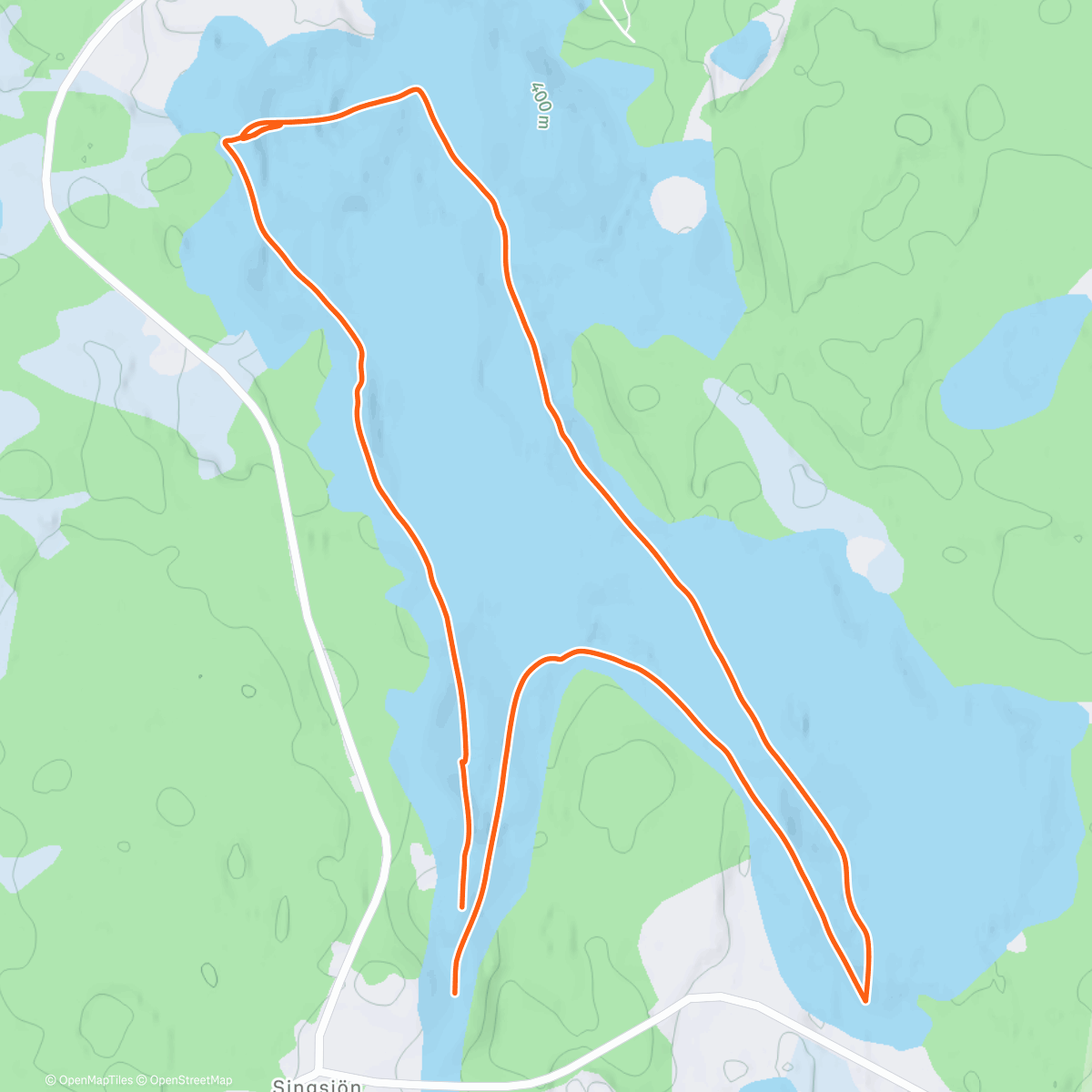 Map of the activity, Skidskopremiär