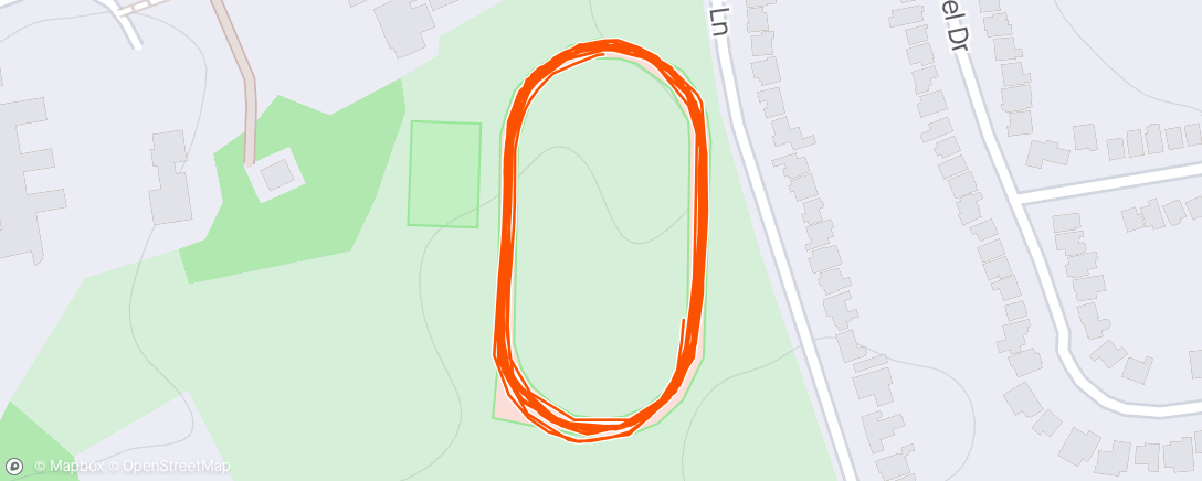 Map of the activity, 5km